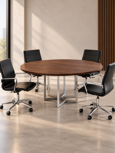 ROUNDY MODERN MEETING TABLE